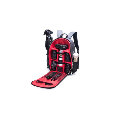 CameraNylonbackpackred